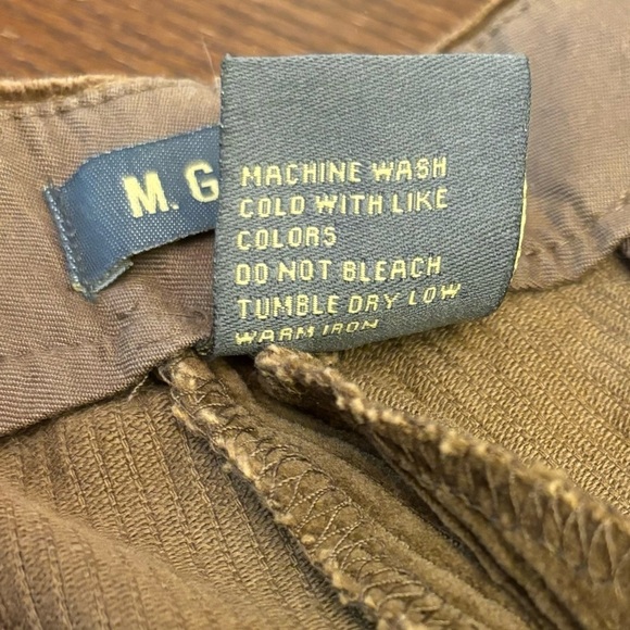 M. Gordon Men’s Vintage Corduroy Pleated Pants W34 L34 Bear Brown 5 Pockets NWT - Picture 6 of 16